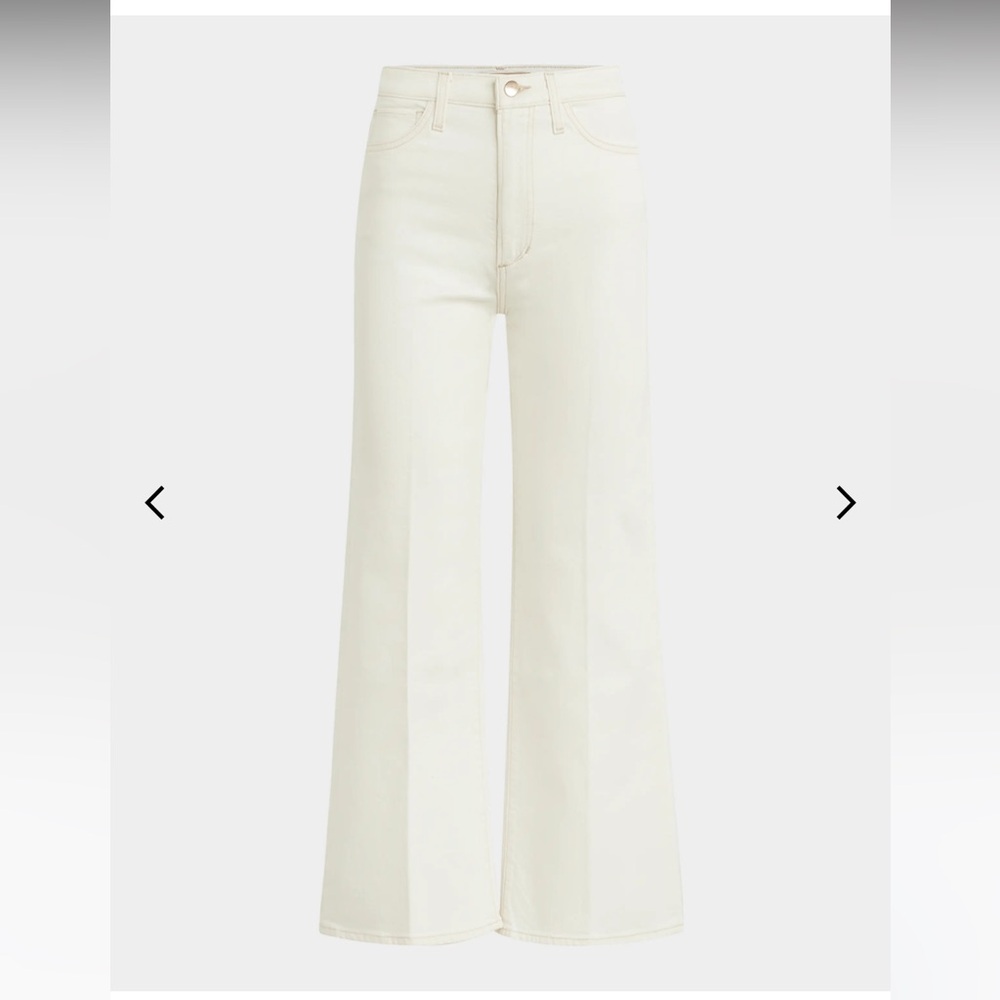 Joe’s Jeans “The Blake” Size 25 - Cropped wide-leg high waist off-white color